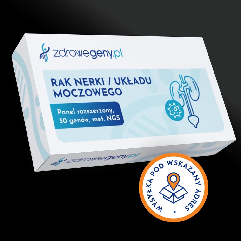 Rak nerki / układu moczowego – panel rozszerzony, 30 genów, met. NGS