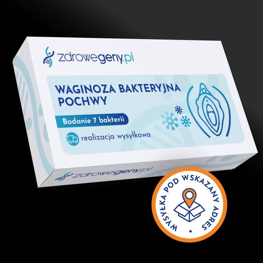 Waginoza bakteryjna pochwy - badanie 7 bakterii, realizacja wysyłkowa