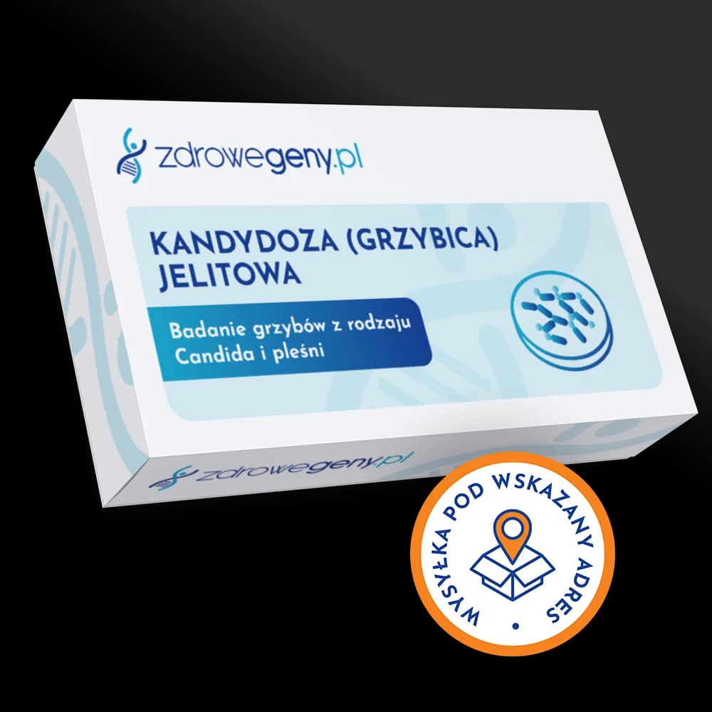 Kandydoza (grzybica) jelitowa - badanie 7 grzybów z rodzaju Candida, realizacja wysyłkowa