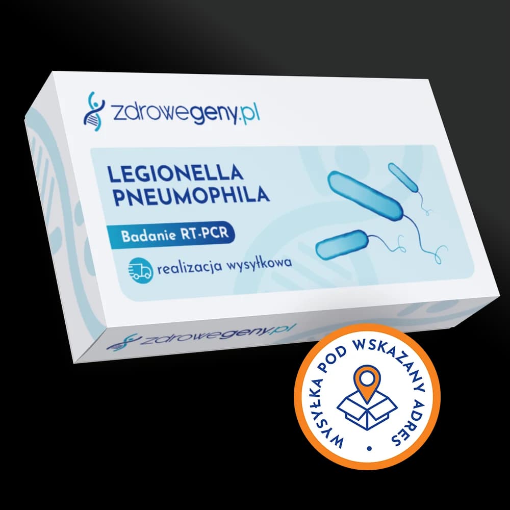 Legionella pneumophila - badanie RT-PCR, realizacja wysyłkowa