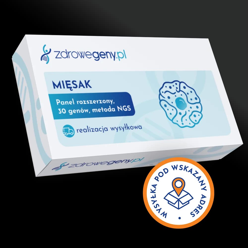 Mięsak – panel rozszerzony, 30 genów, met. NGS